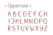 Heartful decorated font, a Sans Serif Font by Contes_de_fée (Thumbnail 3 of 9)
