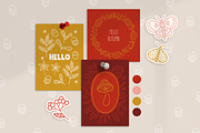 Autumn Charm Kit, a Seasonal Illustration by miumiu (Thumbnail 2 of 15)