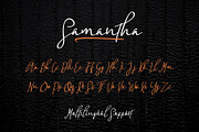 Samantha Handwriten, a Script Font by Rocket Template (Thumbnail 9 of 10)
