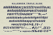 Killebrew Triple | Athletic Typeface, a Serif Font by StudioWorks (Thumbnail 7 of 7)