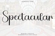 Spectacular, a Handwritten Font by FreshTypeINK (Thumbnail 1 of 8)
