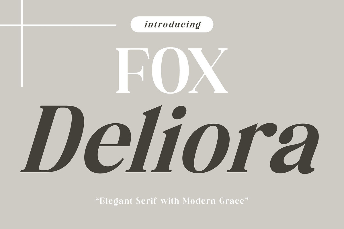 Fox Deliora Font, a Serif Font by Fox7 By Rattana (Photo 1 of 15)