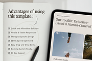 Squarespace Template for Therapists, a Squarespace Template by Glowup Online (Thumbnail 2 of 7)