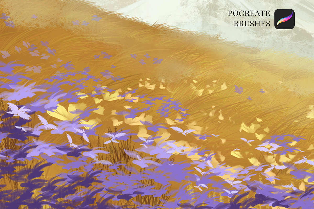Environment Procreate brushes, a Brush Add-On by sparklePixieStudio BRUSH (Photo 6 of 8)