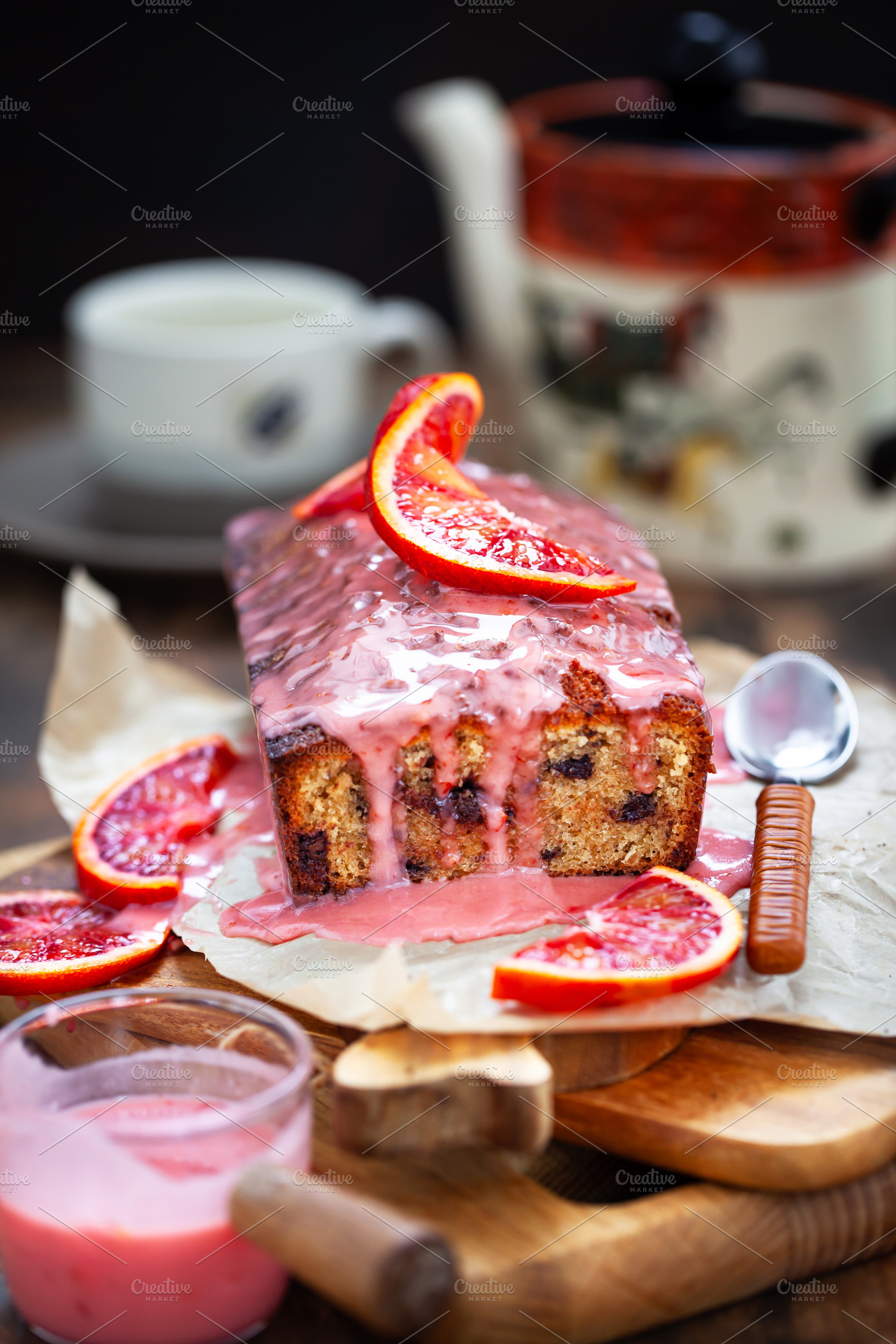 Blush orange and dark chocolate cake, a Food & Drink Photo by Kate S