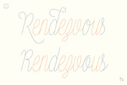 Quatre, a Script Font by Blank Is The New Black (Thumbnail 5 of 9)