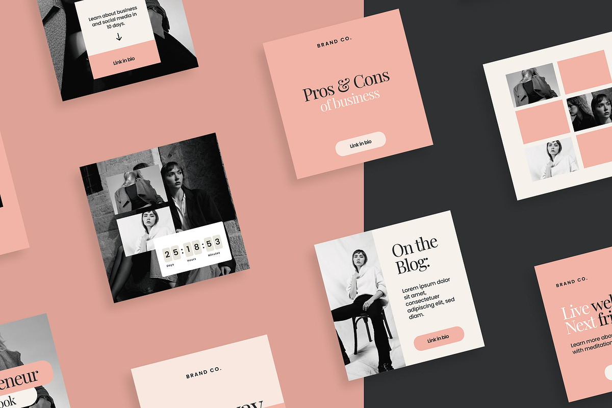 Pink | Social Media Template, a Social Media Template by Design District (Photo 8 of 16)