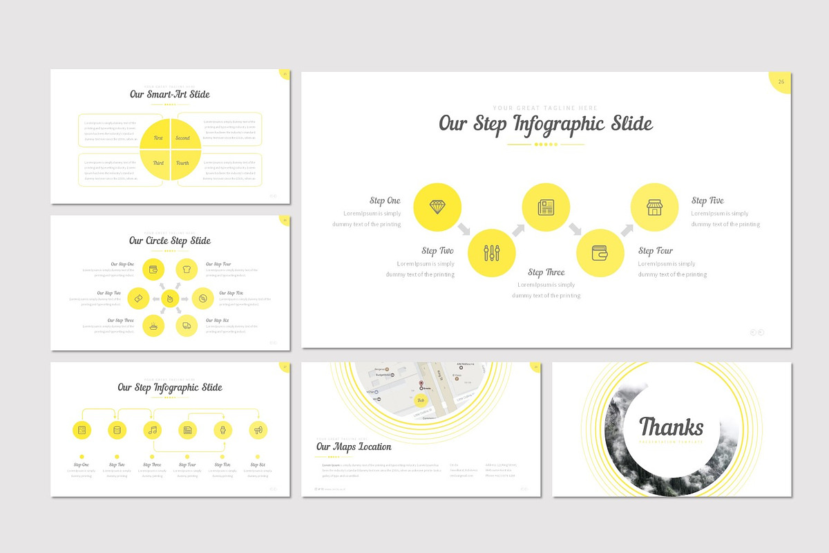 Cercla - Keynote Template, a Presentation Template by inspirasign
