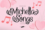 Michelle Songs - Script Font, a Script Font by HIRO.std (Thumbnail 1 of 10)