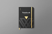 Notebook Mockup, a Product Mockup by PixelVoyager (Thumbnail 3 of 6)