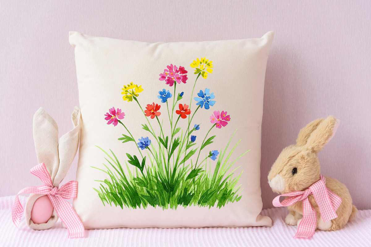 Spring Wildflower Clipart Sublimatio, an Illustration by RobertsArt (Photo 3 of 7)