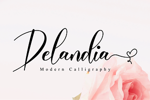 Delandia - A Lovely Script Font