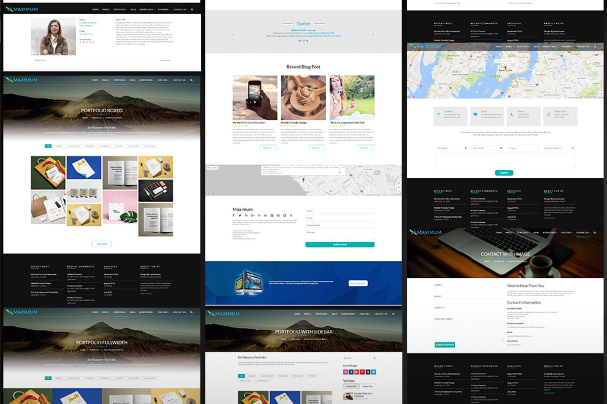 Max - Responsive Multi-Purpose Theme, a WordPress Template by MultipurposeThemes (Photo 2 of 7)