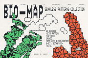 Bio-Map Seamless Patterns Collection, a Pattern Graphic by Vanzyst (Thumbnail 1 of 9)