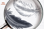 Swans Watercolor Clip Art, an Animal Illustration by BarvArt (Thumbnail 4 of 4)