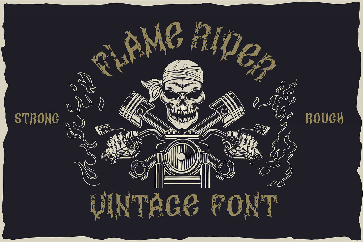 10 Vintage Font Families Bundle #3, a Blackletter Font by Fractal fonts & graphics (Photo 6 of 67)