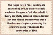 Magic Retro - Handwritting, a Handwritten Font by Charmingbear59.design (Thumbnail 3 of 5)