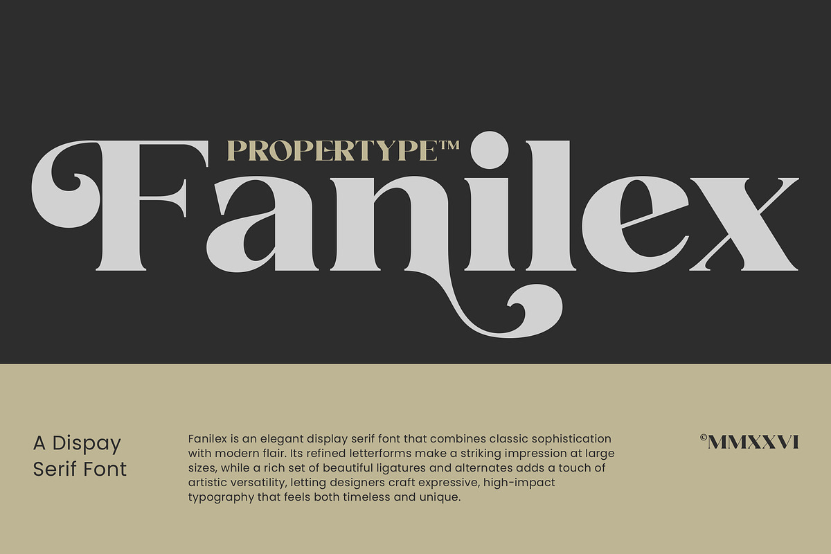 Fanilex, a Serif Font by Propertype (Photo 16 of 16)