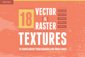 Texture Pack No.3 - Vector & Raster