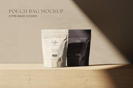 Pouch Bag Mockup Collection, a Packaging Mockup by Mockup Line