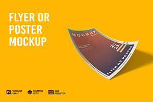 Flyer or Poster Mockup