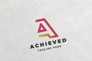 Achieved Letter A Logo