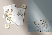 2023 rabbit calendar - 4 templates, a Stationery Template by Cute vector (Thumbnail 3 of 10)