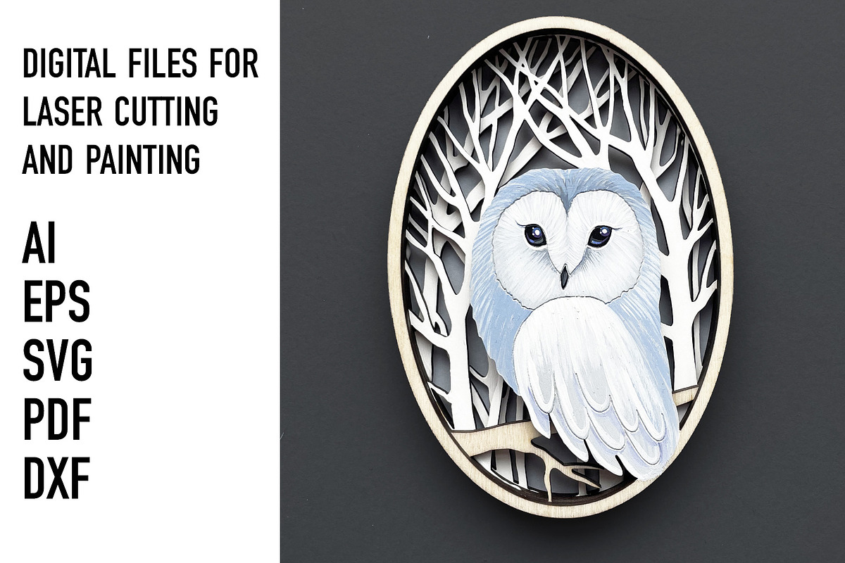 Cardinal Robin Owl Birds Layered SVG, an Object Graphic by HelloWood (Photo 2 of 4)