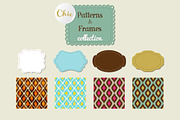 Chic patterns and frames collection, a Pattern Graphic by SmartDesign (Thumbnail 1 of 3)