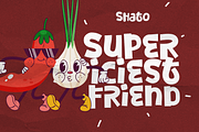 Shato - Funky Decorative Font, a Handwritten Font by Grontype (Thumbnail 5 of 8)