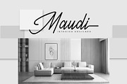 Avillah - A Modern Script, a Script Font by khurasan (Thumbnail 2 of 7)