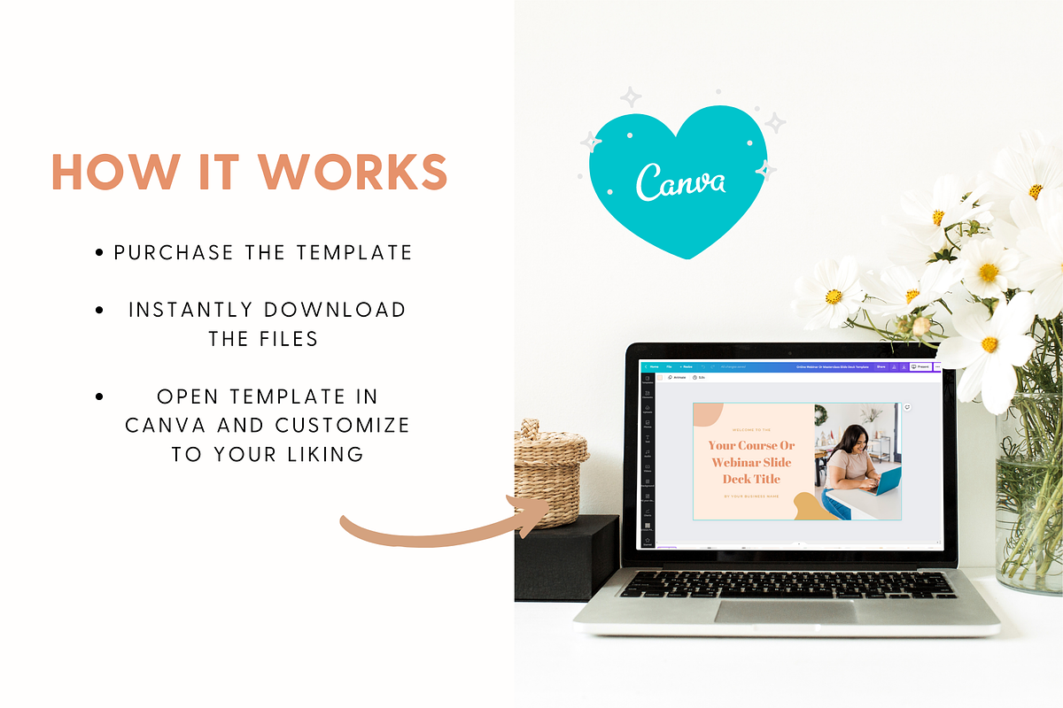 Course & Webinar Slide Deck Canva, a Presentation Template by The Template Lounge (Photo 7 of 7)
