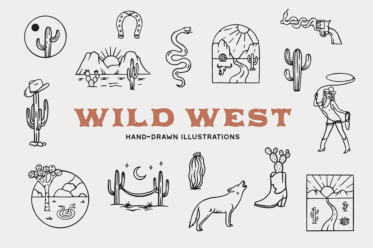 Wild West Bundle, a Graphic by olinevod (Photo 2 of 5)