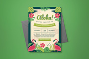 Summer Birthday Invitation, an Invitation Template by graphicook (Thumbnail 1 of 3)