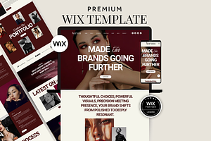 Luxury Wix Website Template Coaches