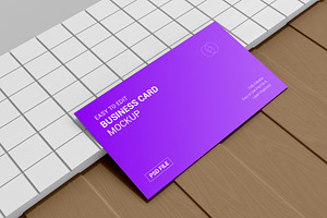 Premium Business Card Mockup, a Product Mockup by graphypix