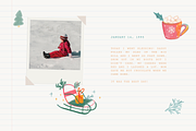 Hand Drawn Cozy Christmas Art, an Illustration by Anna's Creative Store (Thumbnail 6 of 9)