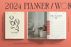 2024 Planner / Workbook For Canva