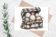 Whimsical Easter Clipart Bundle, an Illustration by Canvas Craft (Thumbnail 5 of 7)