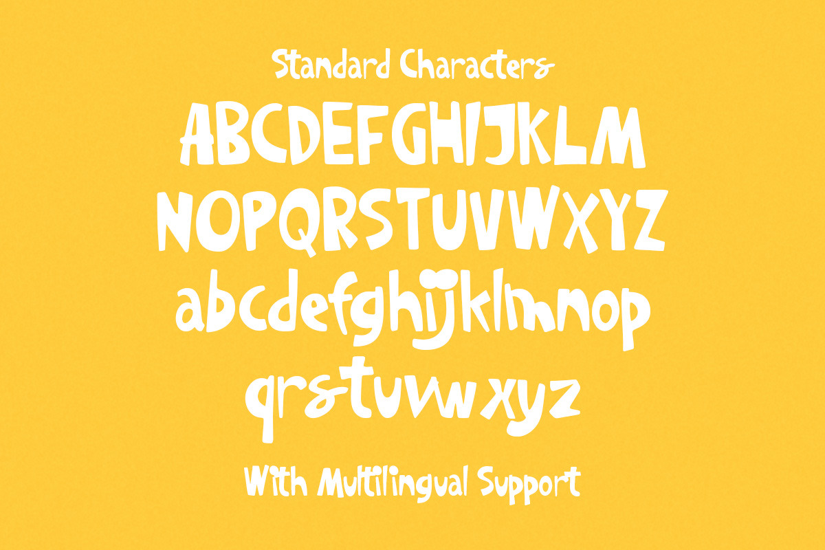 Ordinary Summer Playful Display Font, a Handwritten Font by Littlehand (Photo 9 of 9)