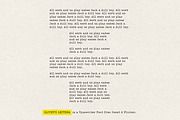 Olivetti Lettera - A Typewriter Font, a Serif Font by Komet & Flicker (Thumbnail 2 of 13)