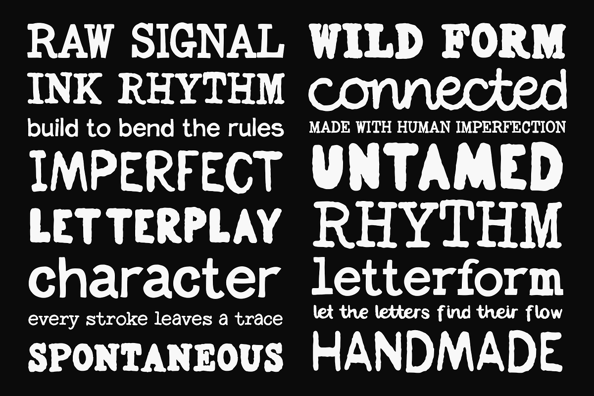 Penlore - Typeaface with 11 fonts, a Handwritten Font by VP Fonts (Photo 21 of 23)