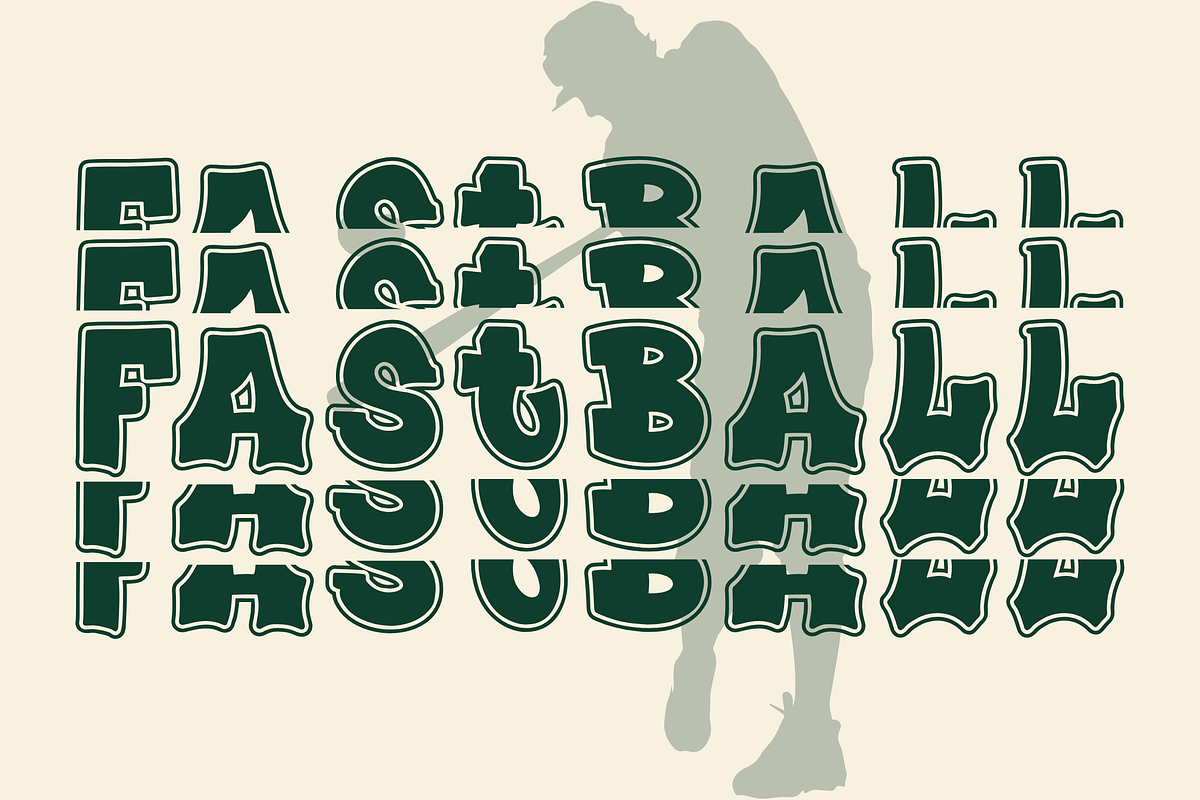 Plump Varsity Stacked, a Serif Font by Dm Studio (Photo 7 of 9)