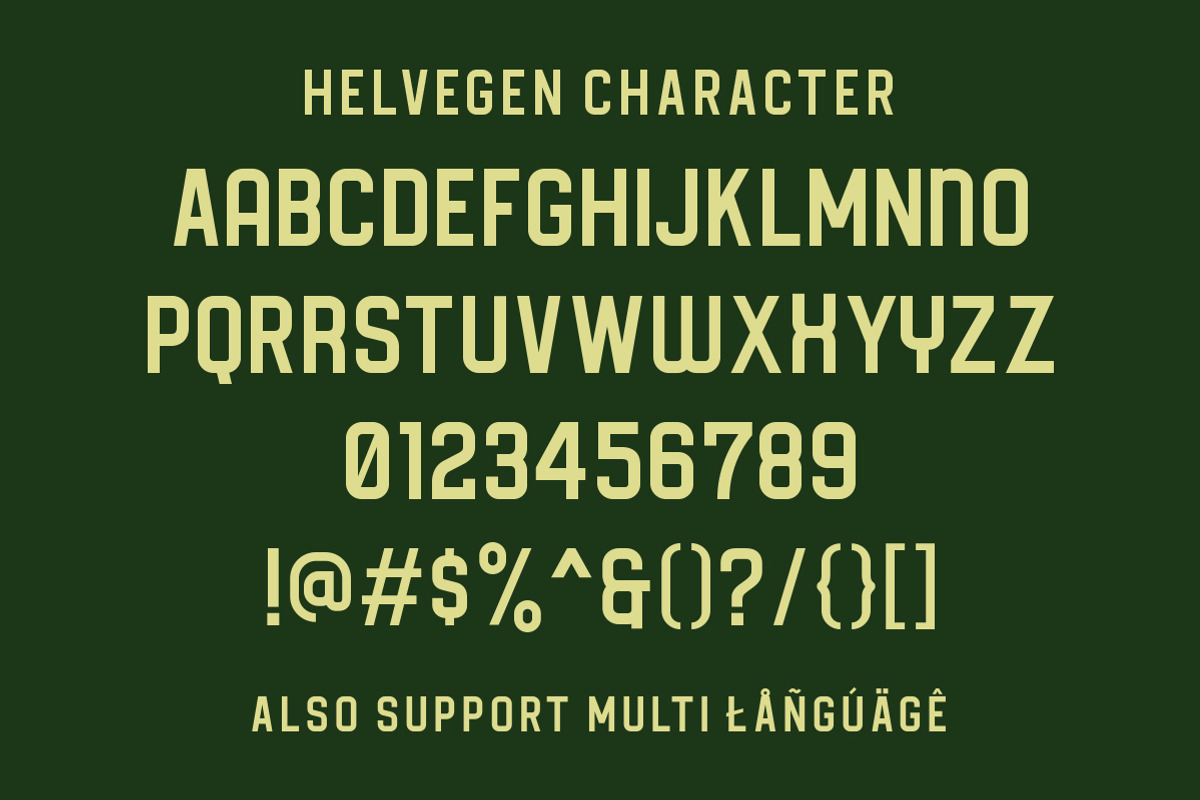 Helvegen Super Sans, a Sans Serif Font by IronbirdCreative (Photo 4 of 10)