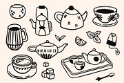 CAFE DOODLES | Graphic collection, a Food Illustration by katieromanoff_art (Thumbnail 10 of 12)