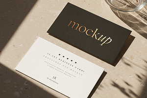 Luxury Business Card Mockup