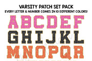 Varsity Faux Chenille Alphabet PNGs, an Object Graphic by RissDesign (Thumbnail 2 of 7)