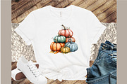 Watercolor Pumpkin Clipart. Fall Cli, an Illustration by Sublimation Artist (Thumbnail 4 of 6)