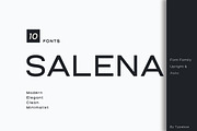 Salena – Minimalist Sans, a Sans Serif Font by Typebae (Thumbnail 1 of 12)