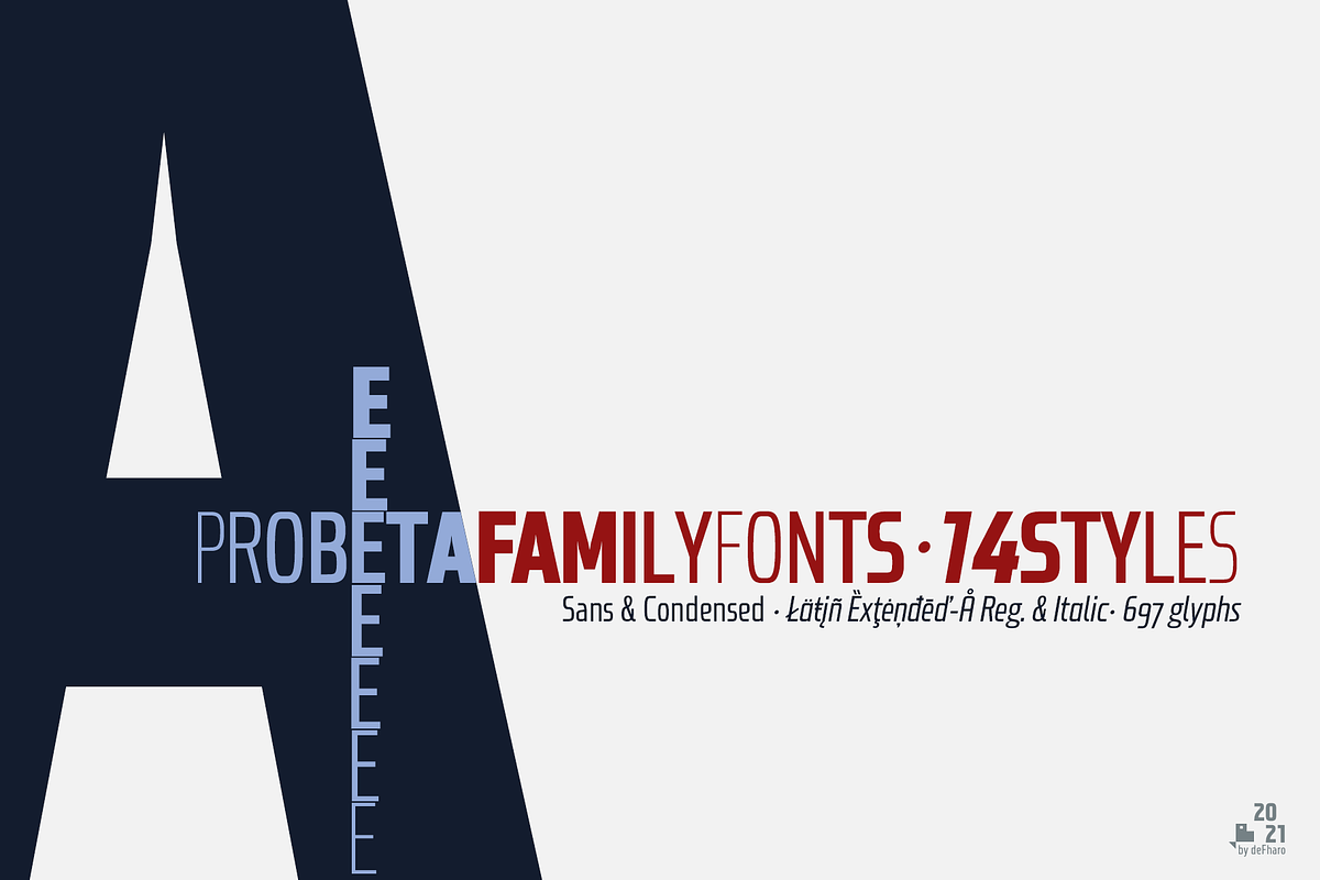 Probeta Sans Bold & Italic -4 fonts, a Sans Serif Font by deFharo (Photo 7 of 8)
